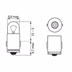 Lampada secondaria BOSCH W2W Pure Light 12V, 2W, 10 Pezzo - Vista aggiuntiva 4