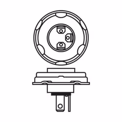 Lampada secondaria BOSCH R2 Trucklight 24V, 55/50W, 1 Pezzo - Vista aggiuntiva 5
