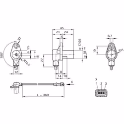 Generatore di impulsi, albero motore BOSCH 0 261 210 104 - Vista aggiuntiva 9