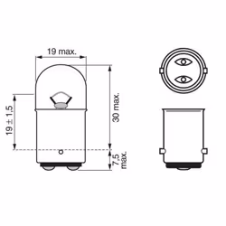 Lampada secondaria BOSCH R5W Pure Light 12V, 5W, 10 Pezzo - Vista aggiuntiva 7