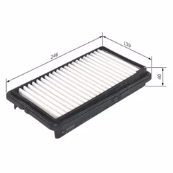 Filtro aria BOSCH 1 457 433 950 - Vista aggiuntiva 5