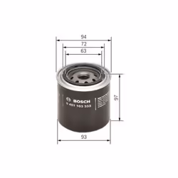 Filtro olio BOSCH 0 451 103 333 - Vista aggiuntiva 6