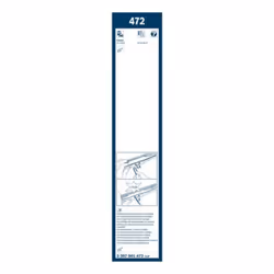 Tergicristallo per parabrezza BOSCH 3 397 001 472, Lunghezza 425+380mm, anteriore, 1 Pezzo