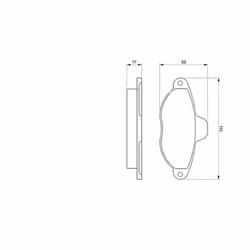 Set di pastiglie freno BOSCH 0 986 460 968, anteriore - Vista aggiuntiva 8