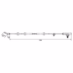 Sensore, velocità ruota BOSCH 0 265 007 537 - Vista aggiuntiva 9