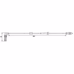 Sensore, velocità ruota BOSCH 0 265 007 531 destro - Vista aggiuntiva 7
