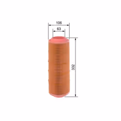 Filtro aria BOSCH 1 457 433 069 - Vista aggiuntiva 7