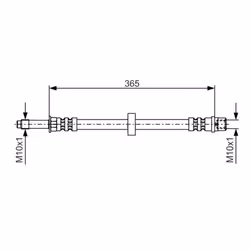Filetto esterno 2 [mm]: M10x1. Filetto esterno [mm]: M10x1. Indice: 1 987 476 851. Lunghezza [mm]: 320. Numero del Produttore ...