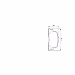 Set di pastiglie freno BOSCH 0 986 424 730, posteriore - Vista aggiuntiva 5