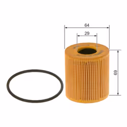 Filtro olio BOSCH 1 457 429 249 - Vista aggiuntiva 7
