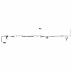 Sensore, velocità ruota BOSCH 0 265 007 687 - Vista aggiuntiva 6