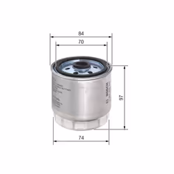 Filtro carburante BOSCH 1 457 434 443 - Vista aggiuntiva 5