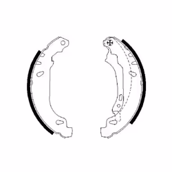 Set di ganasce freno BOSCH 0 986 487 556 - Vista aggiuntiva 6