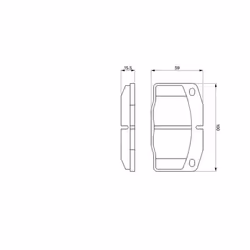 Set di pastiglie freno BOSCH 0 986 465 141, anteriore - Vista aggiuntiva 6