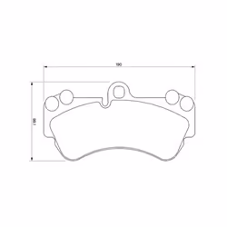 Set di pastiglie freno BOSCH 0 986 424 740, anteriore - Vista aggiuntiva 7