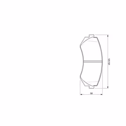 Set di pastiglie freno BOSCH 0 986 424 489, anteriore - Vista aggiuntiva 6