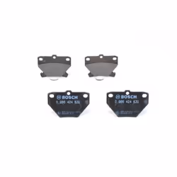 Set di pastiglie freno BOSCH 0 986 424 630, posteriore - Vista aggiuntiva 4