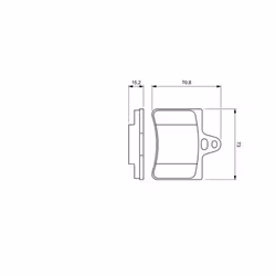 Set di pastiglie freno BOSCH 0 986 424 580, posteriore - Vista aggiuntiva 5