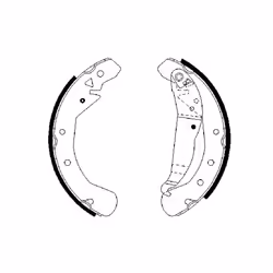 Set di ganasce freno BOSCH 0 986 487 658 - Vista aggiuntiva 5