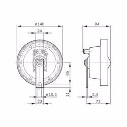 Clacson BOSCH 0 320 226 002 - Vista aggiuntiva 4