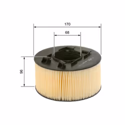 Filtro aria BOSCH 1 457 433 093 - Vista aggiuntiva 5