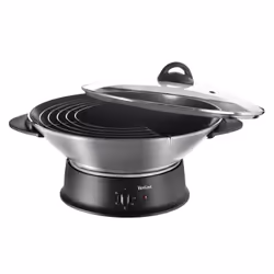 Tefal Multiwok WO3000 Argento 1200 W - Vista aggiuntiva 4