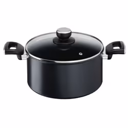 Tefal G2554602, 5 L, Rotondo, Nero, Alluminio, Titanio, Ceramica, Gas, Alogena, Induzione, Piastra sigillata