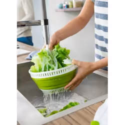 Moulinex K2530104 centrifuga da insalata Verde, Bianco Corda da tirare - Vista aggiuntiva 4