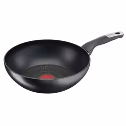 Tefal Unlimited G2551972, Rotondo, Wok/padella per cottura al salto, Nero, Titanio, 175 °C, Alluminio