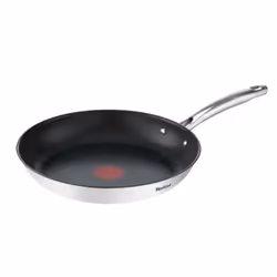 Tefal DUETTO+ G7320634, Rotondo, Pentola multiuso, Nero, Acciaio inox, Titanio, 250 °C, Acciaio inox
