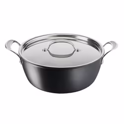 Tefal Jamie Oliver H91254, Rotondo, Nero, Argento, Alluminio, Titanio, Grigio, Acciaio inox