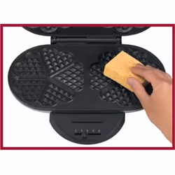 Tefal WM 311D 10 waffle 1300 W Nero, Acciaio inox - Vista aggiuntiva 6