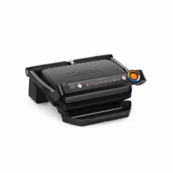 Tefal OptiGrill + GC717810, Nero, Rettangolare, Pulsanti, 600 cm², 300 x 200 mm, 1 Fornello(i)