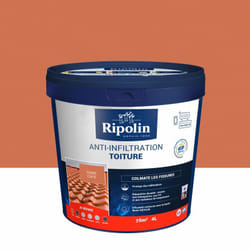 Manto impermeabilizzante per tetti, RIPOLIN Cotto anti-infiltrazione 4 L RIPOLIN