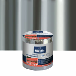 Ripolin - Striscia sigillante adesiva, 10 mx 10 cm, alluminio