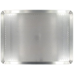 Zenker - 1540350 - Teglia forata in alluminio, piano cottura, piano forato, alluminio, 40 x 30 x 1,5 cm, colore: Grigio