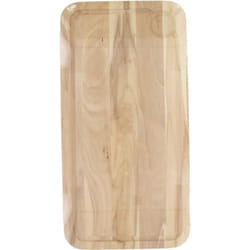 Fackelmann - 3181050 - Tagliere rettangolare con scanalatura, tagliere in legno, tagliere, legno, 45 x 25 x 1,6 cm