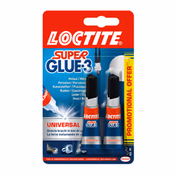 Loctite secondelijm Super Glue Universal, blister met 2 stuks, Stick