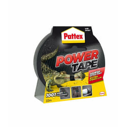Pattex - adesivo multiuso per riparazioni tele, Power tape L.10 mx l.51 mm, nero