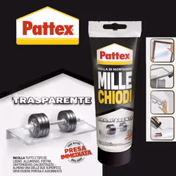 Pattex Millechiodi Trasparente 200g - Vista aggiuntiva 6