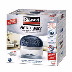 Rubson AERO 360°, Assorbitore (unità), Deumidificatore, 40 m², 123 mm, 283 mm, 270 mm