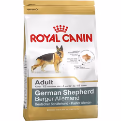Royal Canin German Shepherd Adult, Adulto, Pastore tedesco, Maxi (26 - 44 kg), Trinciapollo, Riso, 12 kg