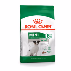 Royal Canin Mini Adult 8+, Senior, Mini (5 - 10 kg), Trinciapollo, Riso, Vegetale, 8 kg