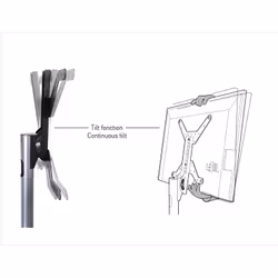 ITB ER038352 Supporti a parete per TV 190,5 cm (75") Pavimento Nero - Vista aggiuntiva 6