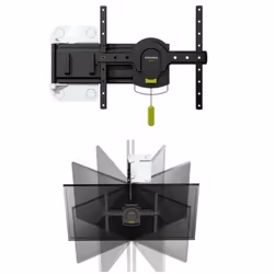 Nilox AMER044440 Supporto TV a parete 55" Nero - Vista aggiuntiva 4