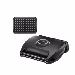 LAGRANGE 089001, 4 waffle, Rettangolare, Nero, 1700 W, 15,5 cm, 10 cm
