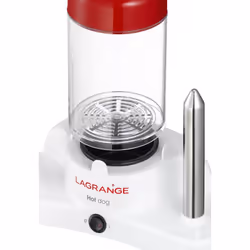 LAGRANGE Hot-Dog 370 W Rosso, Trasparente, Bianco