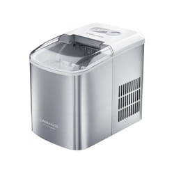 LAGRANGE 489002 Macchina per la produzione di cubetti di ghiaccio integrata/indipendente 12 kg/24h 120 W Acciaio inox, Bianco