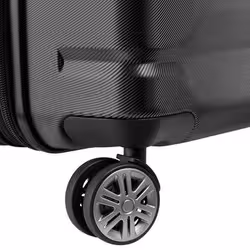 Delsey 00386682100T9 bagaglio Trolley Guscio rigido Nero 102 L Acrilonitrile butadiene stirene (ABS), Policarbonato (PC) - Vista aggiuntiva 7