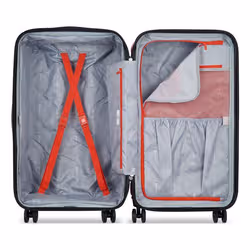 Delsey 00287881814 bagaglio Trolley Guscio rigido Rosso 90 L Policarbonato (PC) - Vista aggiuntiva 4